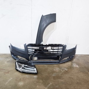 아우디 A8 4H0 후기 라이트 고사양 휀다 앞범퍼 수입차중고부품 16-19