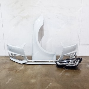 아우디 A4 8W 전기형 라이트 범퍼 휀다 수입차중고부품 16~19