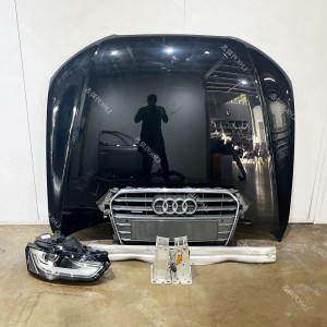 아우디 A4 8K 후기형 라이트 본넷 그릴 레일셋 수입차중고부품 12-15