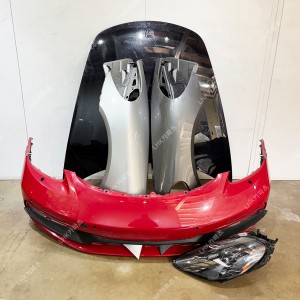 포르쉐 718 박스터 982 앞범퍼 휀다 라이트 본넷 슈퍼카중고부품 18-24